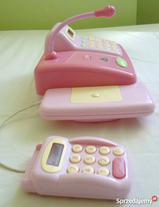 DUŻA interaktywna różowa Kasa sklepowa fiskalna Bydgoszcz