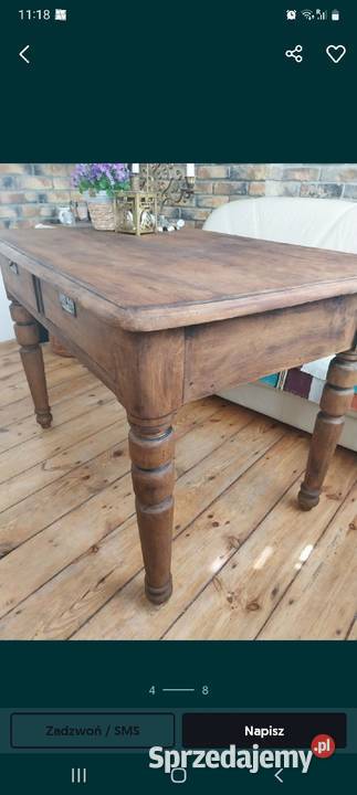 Stół przedwojenny stary retro elektycxny ciezki Gdańsk sprzedam