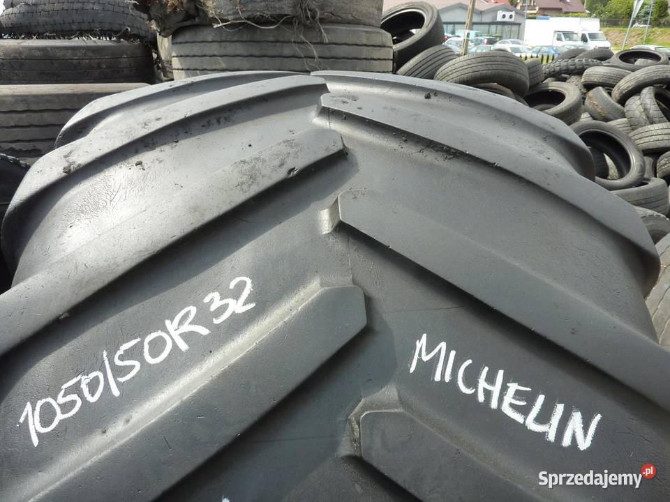 Opona używana rolnicza 105050R32 MICHELIN 50 podlaskie Zaścianki sprzedam