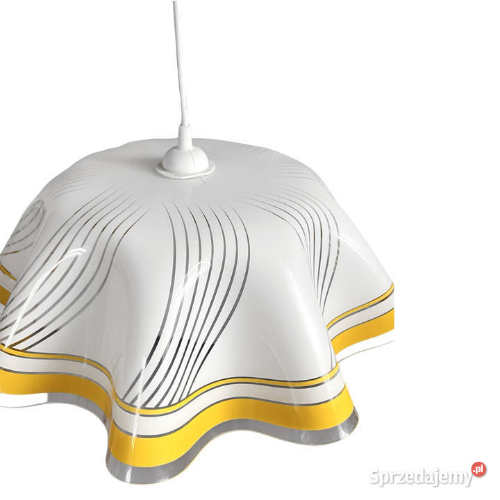 Kuchenna lampa sufitowa z plexi Polska lata 90 Warszawa
