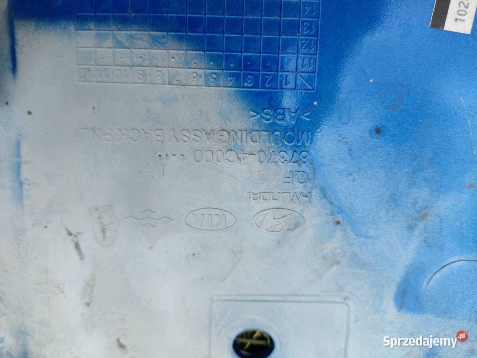 Blenda osłona tylnej klapy Kia Optima 20112013