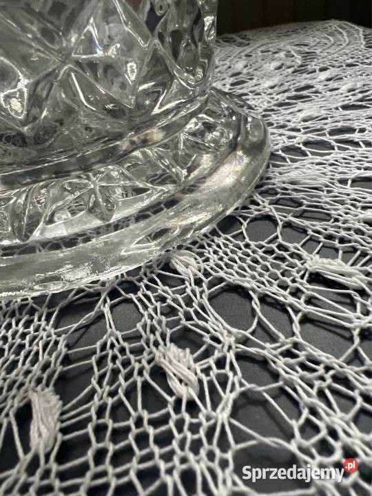 Koszyk szkło stary kryształowy antyk śląskie Zabrze