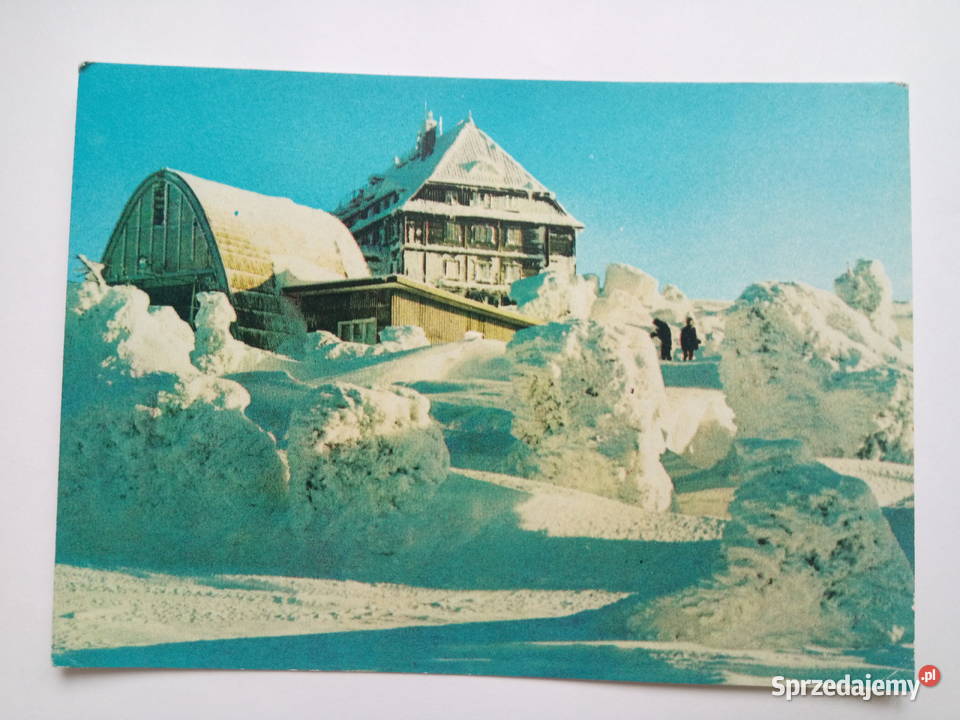 Pocztówka Karkonosze 1970r Dąbrowa Górnicza
