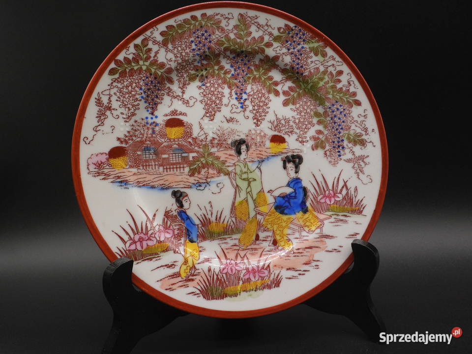 Gejsza talerz talerzyk deserowy japońska Raszków sprzedam