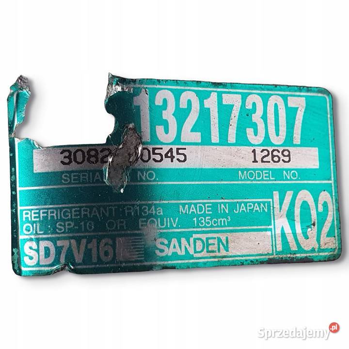 SPRĘŻARKA KLIMATYZACJI Opel Vectra C 18 16V Chełm