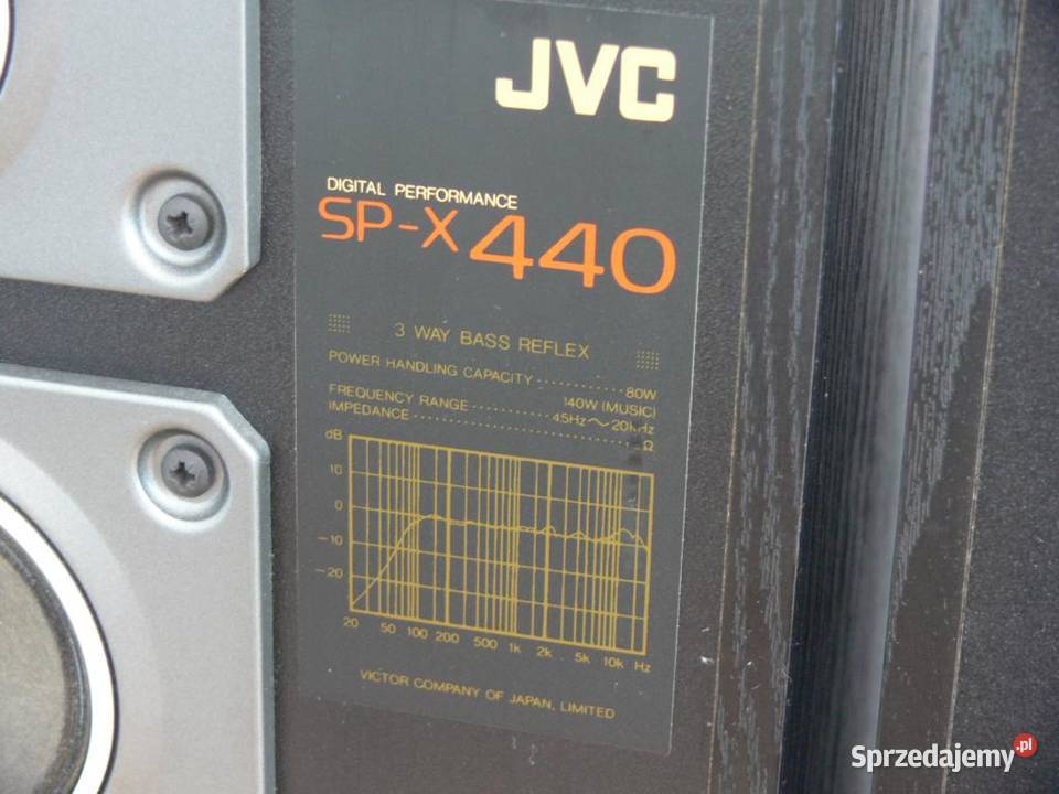 Świetne kolumny JVC SPX440 WYSYŁKA Jasło