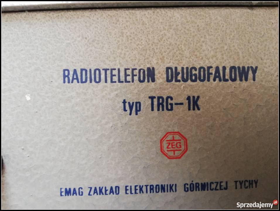 Radiotelefon długofalowy typ TRG1K EMAG zakład Elektryka i akcesoria Dąbrowa Górnicza