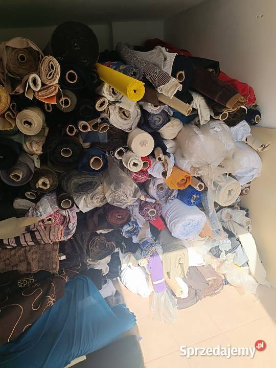 Stoki tkanin i dzianin Pozostałe Kielce sprzedam