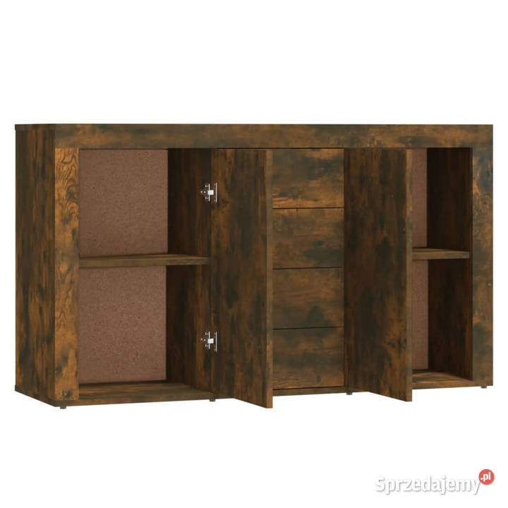 Komoda przydymiony dąb 120x36x69 materiał