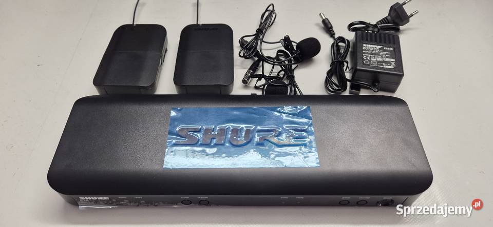 Zestaw podwójny do klapy Shure BLX88 Konin sprzedam