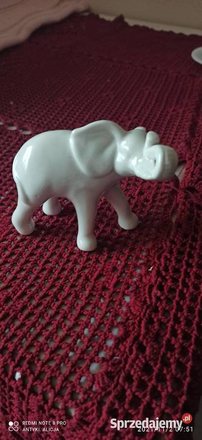 Figurka porcelanowa słoń
Biała porcelana Gdańsk