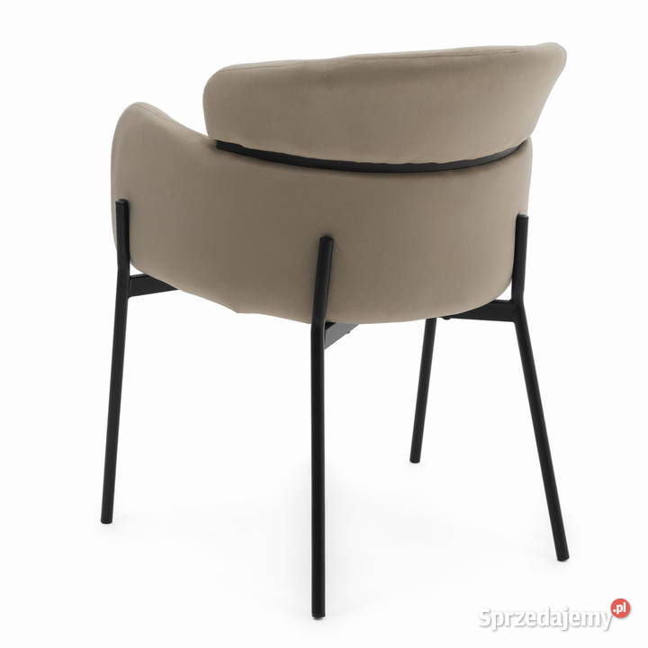 Krzesło Tapicerowane Bolzano Ciemnobeżowe Tarchały Małe sprzedam