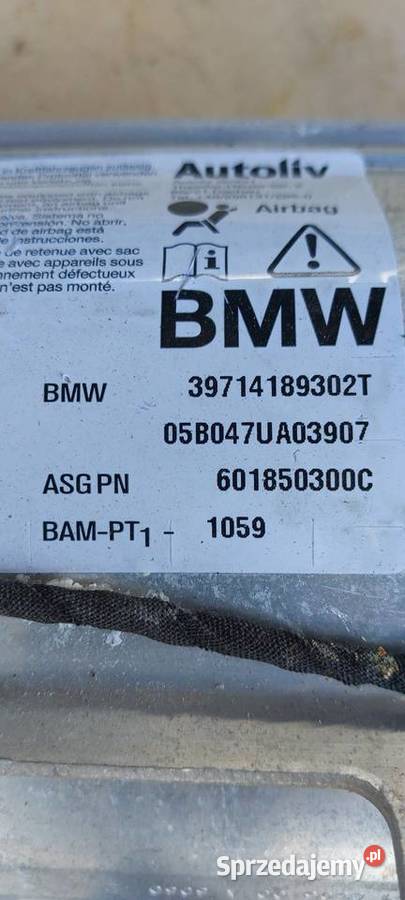 Poduszka Airbag pasażera BMW 7 E65 E66 zachodniopomorskie