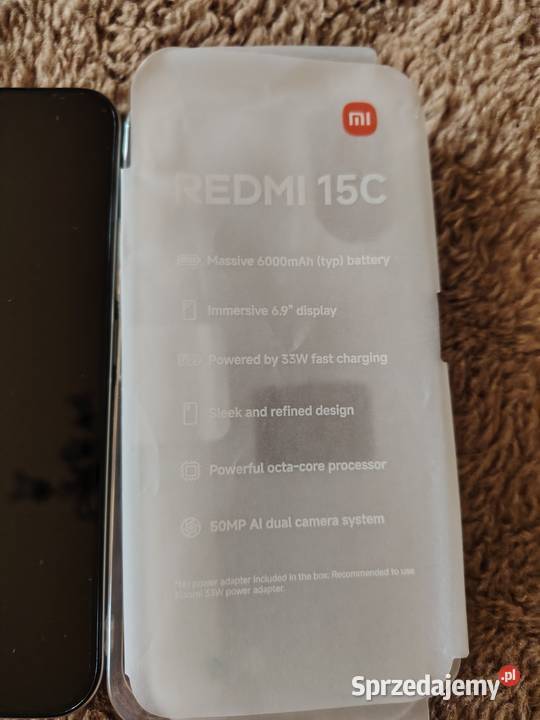 Redmi 15C 256GB 16GB RAM Stan Idealny Nowy podkarpackie Brzozów