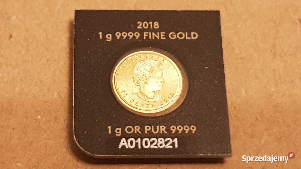złota moneta 1 g