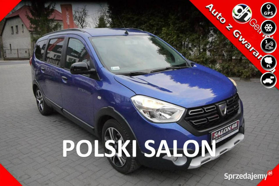 Dacia Lodgy 13b Stepway Salon Polska 7osob Navi Częstochowa