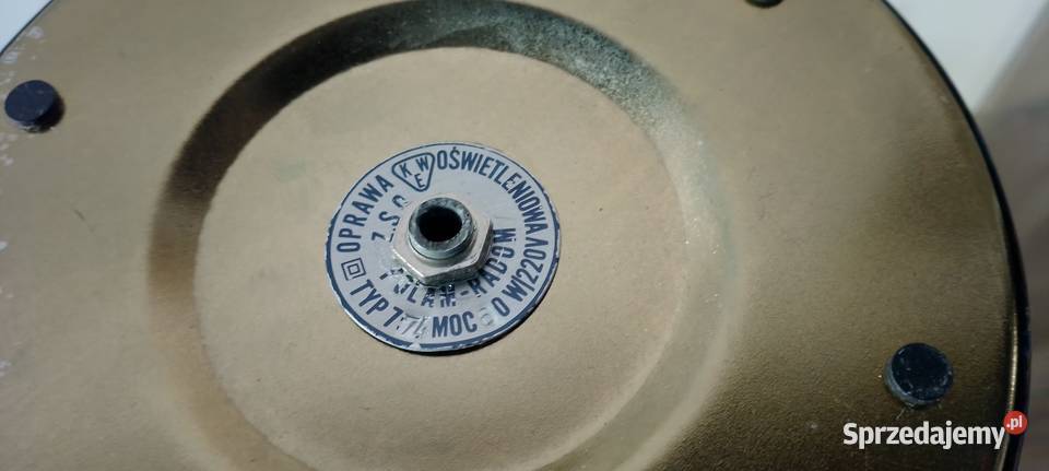 Lampka PRL Radom 1974 Lampki biurkowe Jarosław