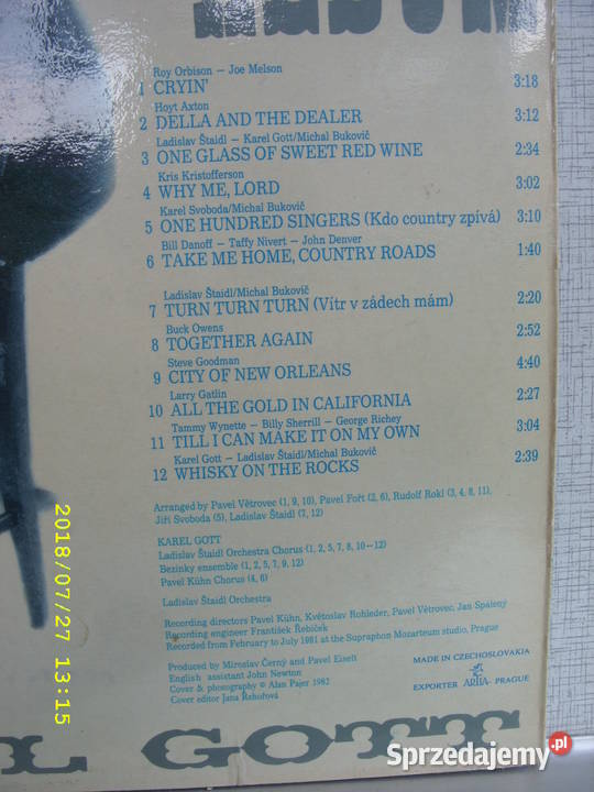 Pop LP KAREL GOTT3 plyty winylowe Wołów sprzedam