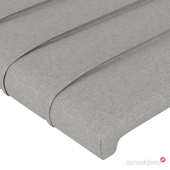 Zagłówek do łóżka z LED jasnoszary 200x5x7888 Warszawa