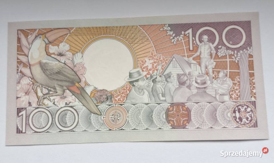 SURINAME100 GULDEN1986 r ŁADNY Legionowo