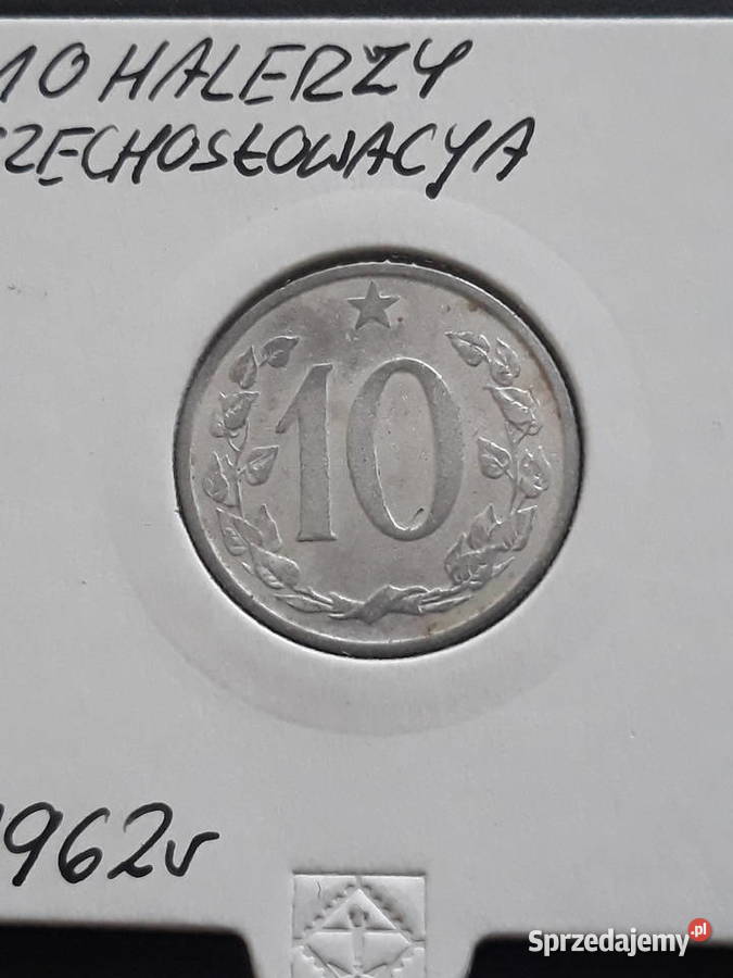 10 Halerzy Czechosłowacja 1962 r Konin