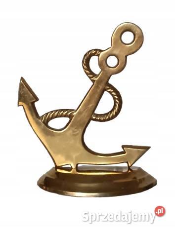 Mosiężna Kotwica Marynarska Ozdoba Kominka podkarpackie Rzeszów sprzedam