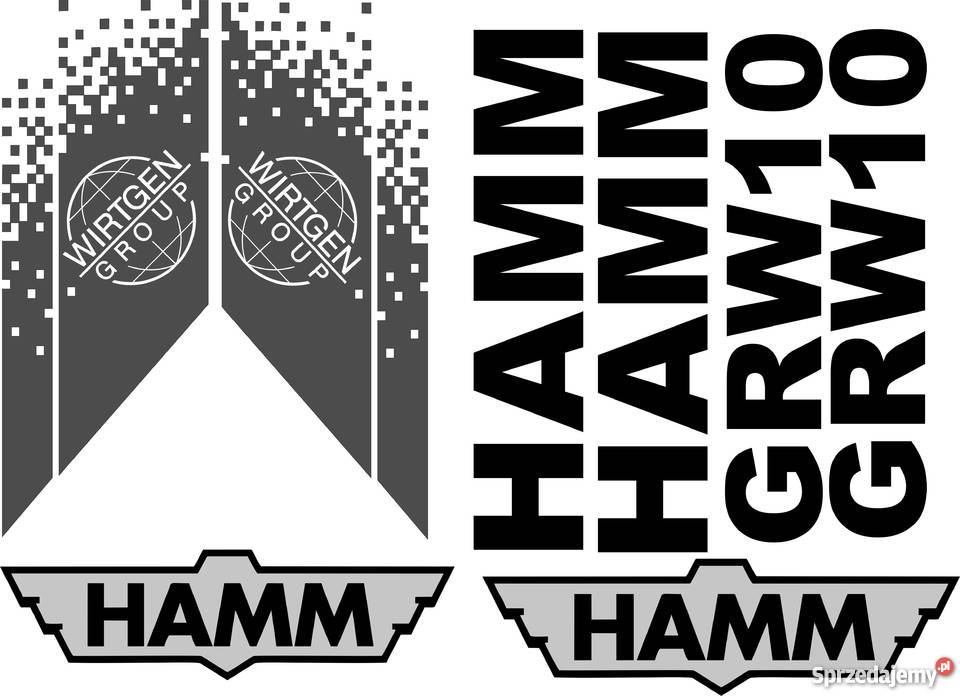 Naklejki hamm grw 10 15 18 Laskowice sprzedam
