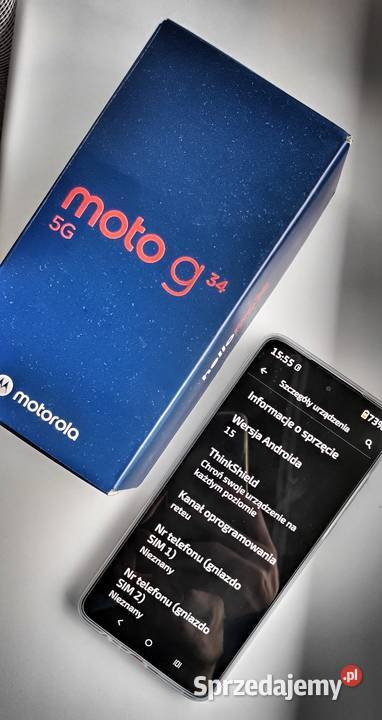 Motorola G34 5G eSiM NFC 8G RadioFM JACK AUX Motorola Łódź