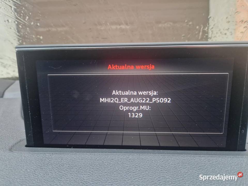 Audi 2026 r Q5 Q7 MIB2 4G MHI2 MHI2Q MHS2 MST2 Aleksandrów Łódzki