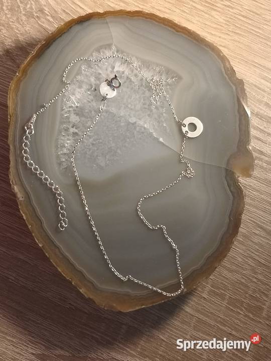 Naszyjnik celebrytka srebro próba 925
