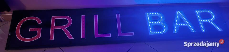 Neon Świetlna Grill Bar sprzedam