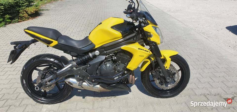 Kawasaki ER 6n ABS ER6N 2012r 8 Żółty pocisk z manualna Zduńska Wola