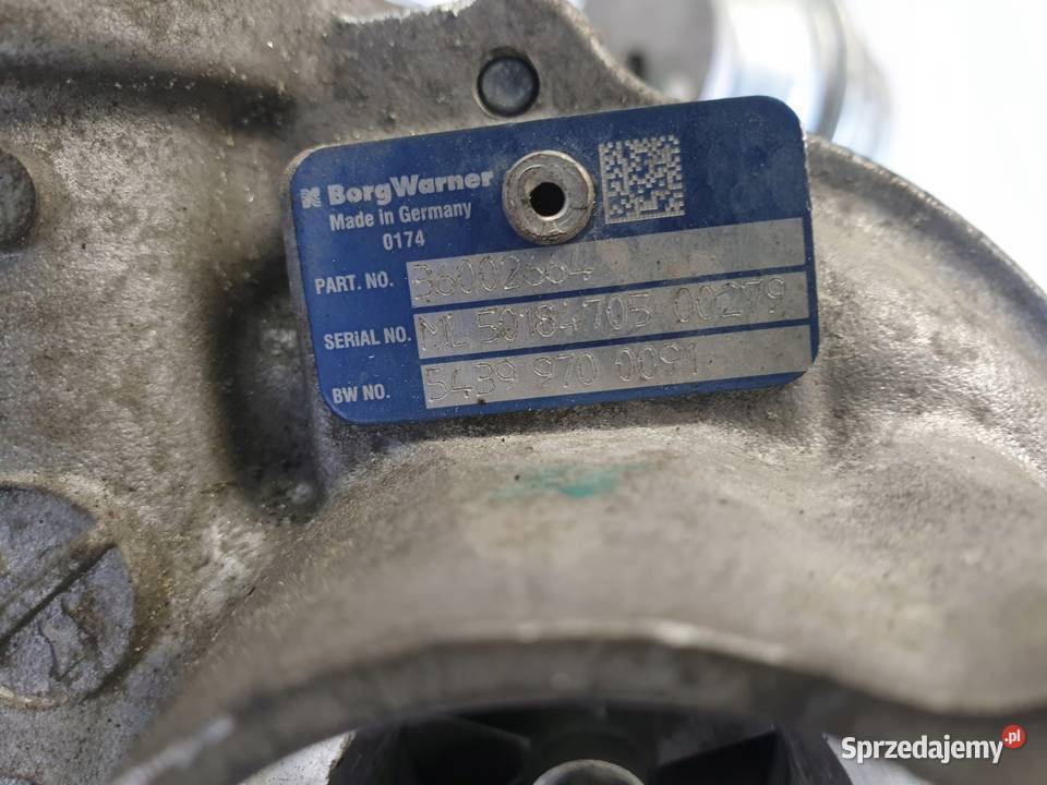 TURBOSPRĘŻARKA Volvo XC60 24 D5 turbo 36002664 Chełm