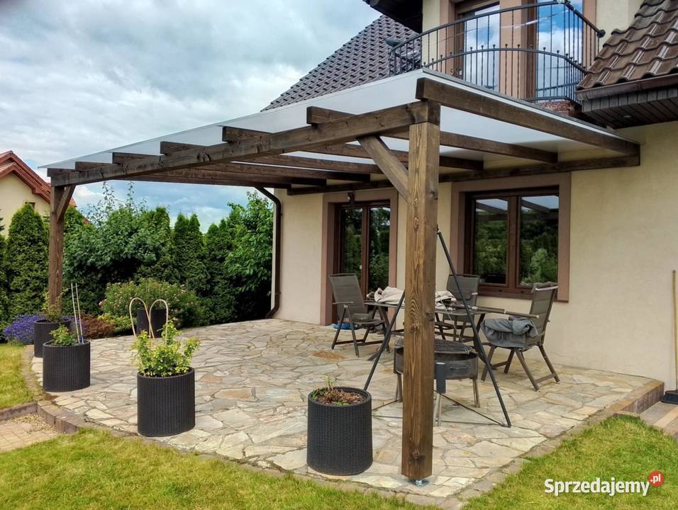 Zadaszenie tarasu 5x3 pergola tarasowa taras Wrocław