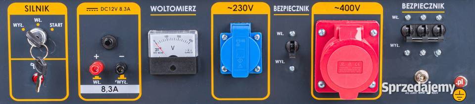Agregat PRĄDOTWÓRCZY Generator 7500W 230V 400V Spalinowe śląskie Katowice