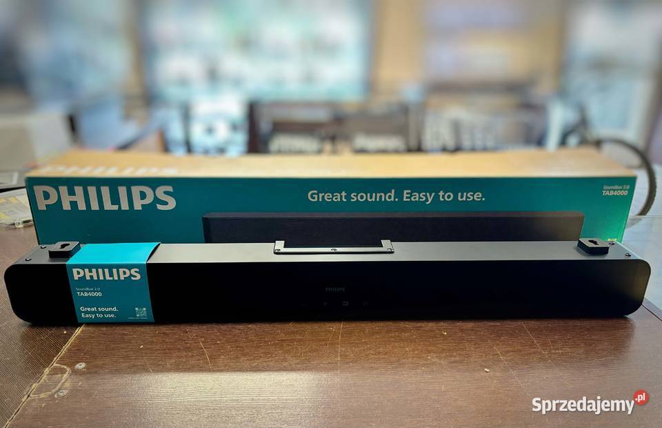 Soundbar Philips TAB400010 20 30 W czarny Elbląg