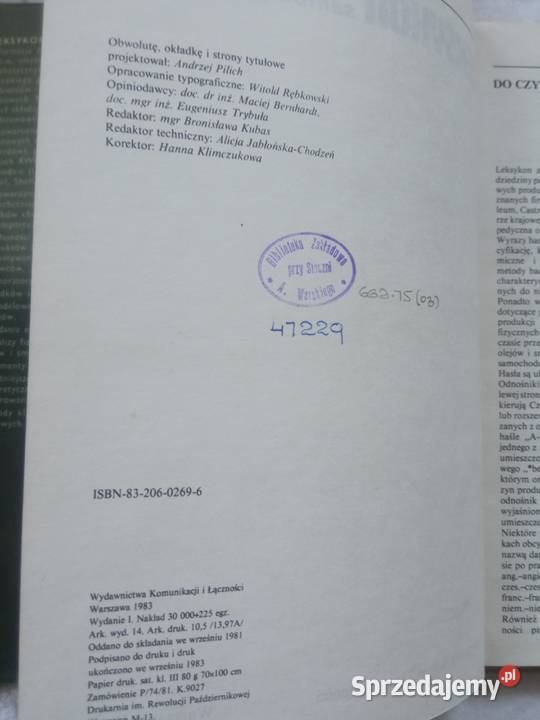 Leksykon paliwa oleje smary Szczecin