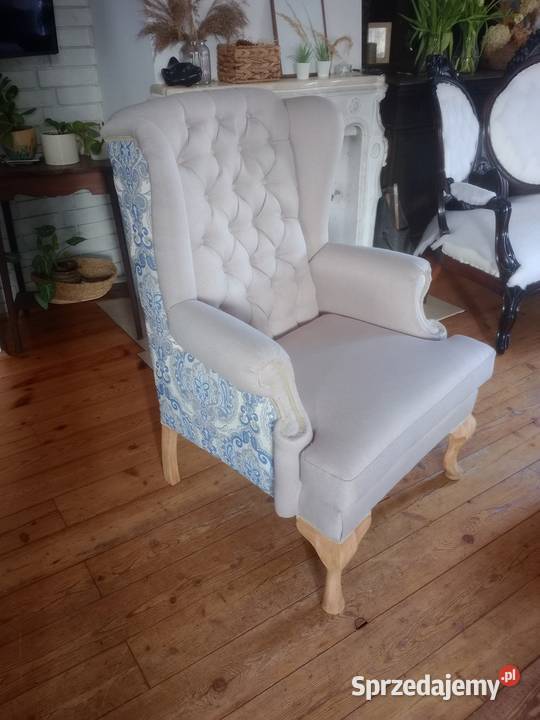 Fotel uszak pełnej renowacji Stylowy Fotele Lusówko
