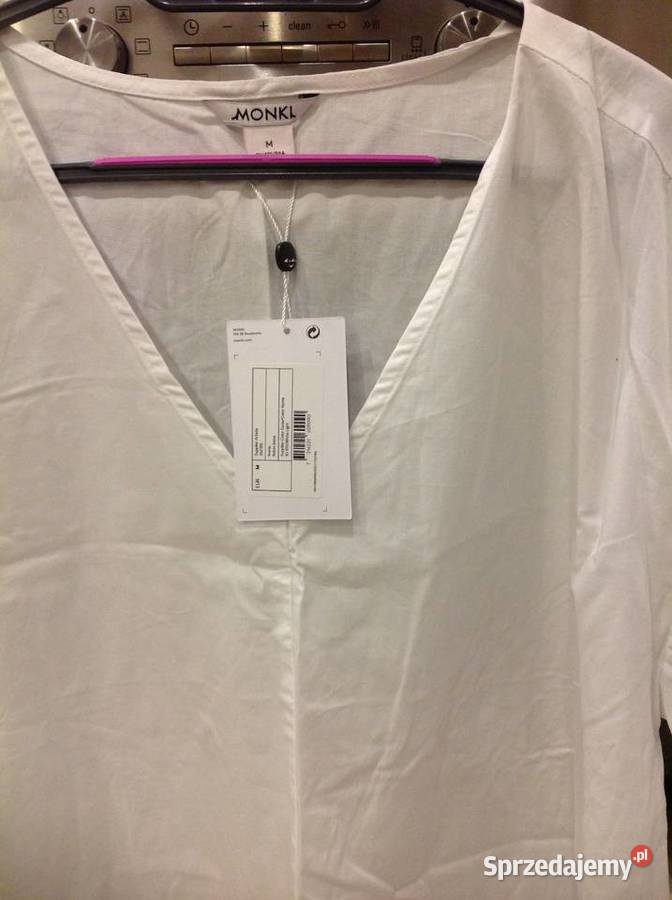 Biała Letnia Sukienka Damska M Falbany Nowa Nowa Sól sprzedam