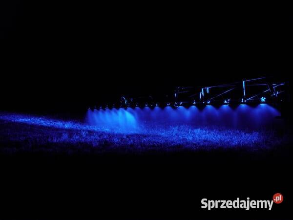 Lampa robocza LED kwadratowa 27W 500lm niebieska Kamionna