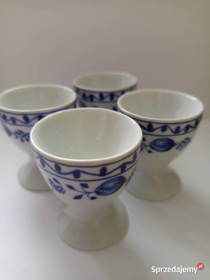 Kieliszki do jajek wzór cebulowy Warszawa