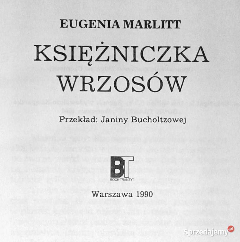 Księżniczka wrzosów Eugenia Marlitt Chełm