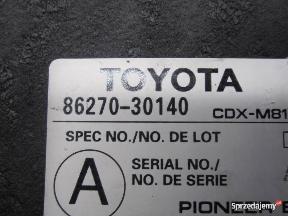 LEXUS GS II 01r zmieniarka płyt CD 8627030140 świętokrzyskie
