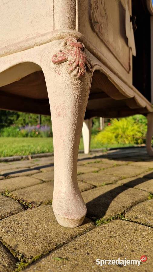 Szafka w stylu ludwik na gramofon płyty winylowe