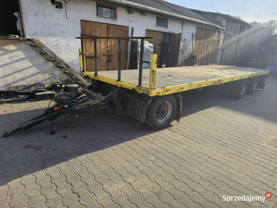 Przyczepa niskopodwoziowa 24DMC najazdy pełny VAT Lawety Guzów