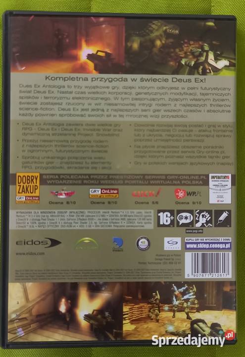 Gry na PC Deus Ex Antologia kolekcja klasyki Małkinia Górna sprzedam