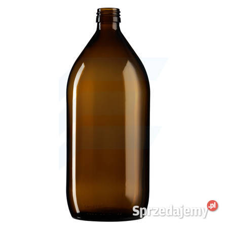 Butelka szklana 1000 ml brązowa PP28 Radzymin