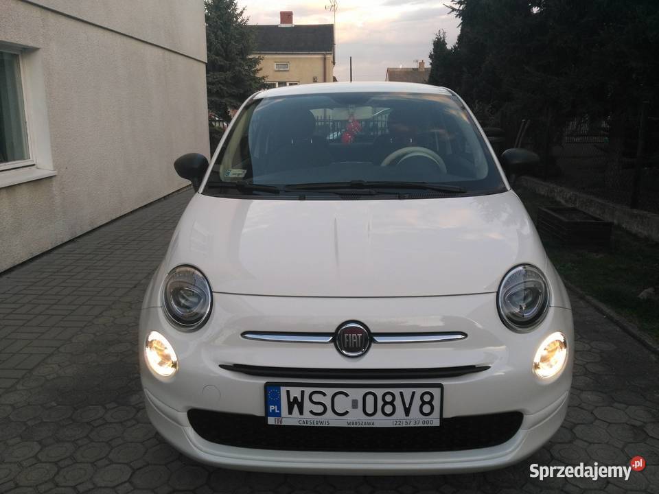 Fiat 500 12 benzyna SALON POLSKA wspomaganie kierownicy Kozłów Biskupi