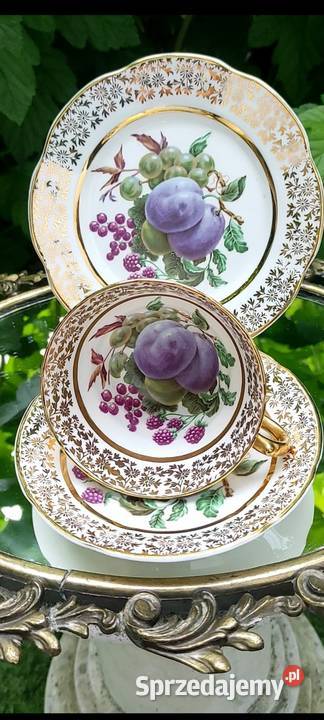 Rzadki zabytkowy zestaw śniadaniowy z Pabianice sprzedam