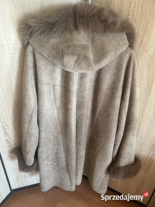 Kożuch kożuszek damski skóra naturalna obszyty Gliwice